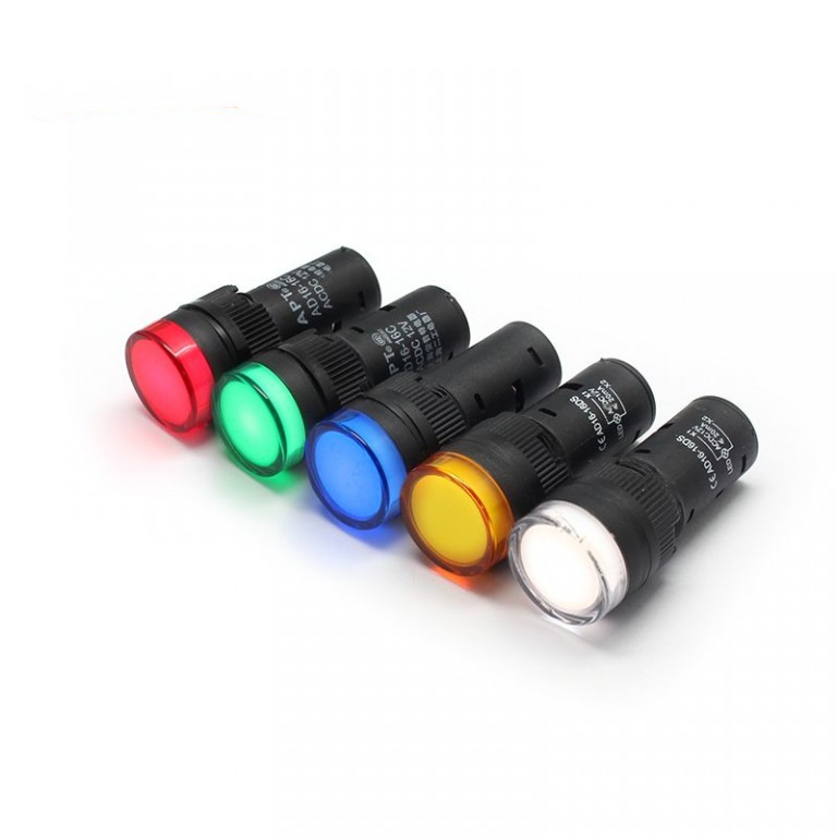 12v 16mm Green Plastic Light IndicatorLed Indicator